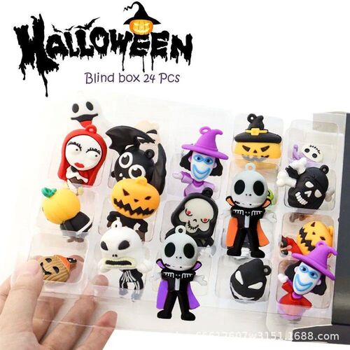 Christmas Calendar Blind Box Advent With Figures Halloween C