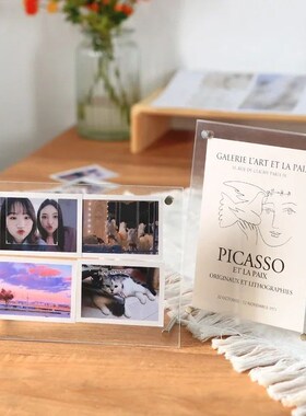 Acrylic Photo Frame Transparent Magnetic Picture Frame Kpop