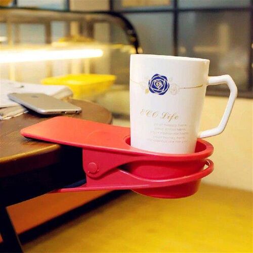 Drinking Cup Holder Clip Table Bottle Cup Stand Water