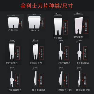 金利士修脚刀一次性刀片可替换工具美甲专用装技师免费