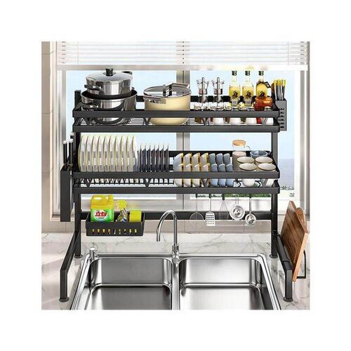 3-Tier Strong Rack kitchen drop large dish rack shelf bowl