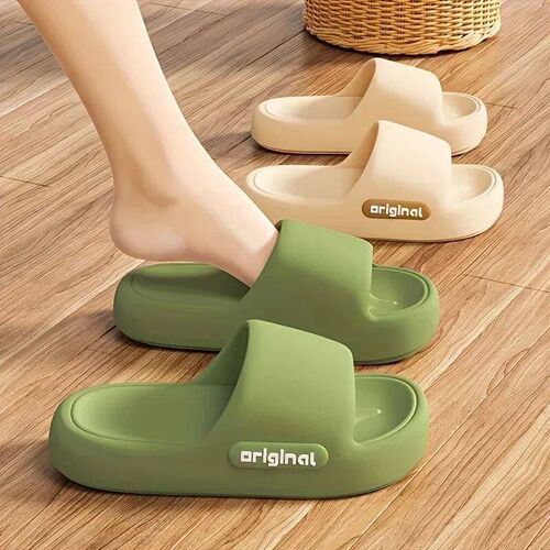 Womens Soft Slippers Thick-Soled Anti-Slip Indoor Outdoor