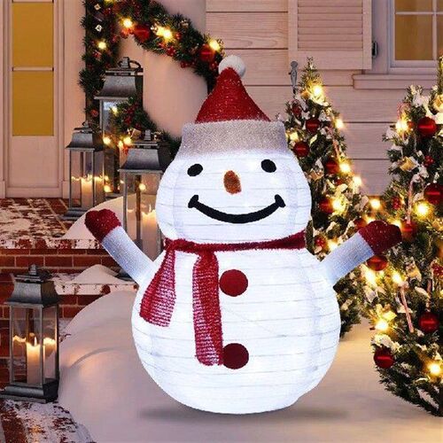 Luminous Ornament Foldable Glowing Snowman Light IP65