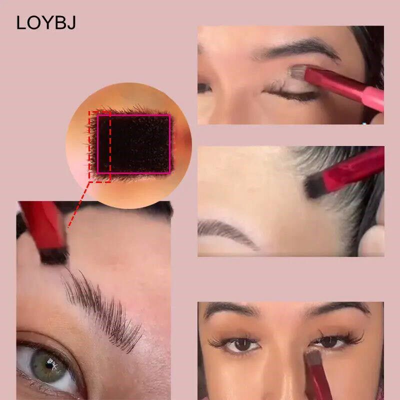 LOYBJ Wild Eyebrow Brush Multifunction Simulated Eyebrow - 实物图