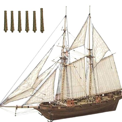 Handmade Wooden Sailboat Ship Kits 00 Scale DIY Model Toy Ho