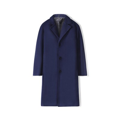 2025 Mens Woolen at Lengthen Solid lor Thickened at Mens a