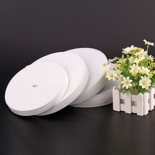 Width 15mm-60mm White Black Wide Elastic Band Flat Spandex B