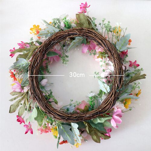 2025 Garland Simulated Flower Home Garden Decoration Props D