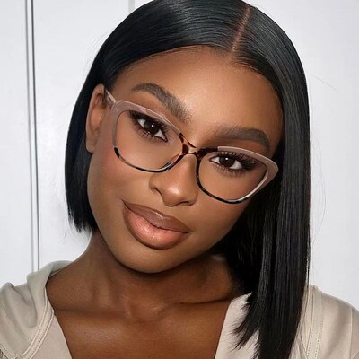 Gradient Color Fashion Tr90 Anti Blue Light Blocking Cat Eye