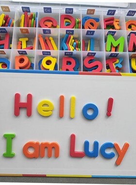 Magnetic Letters 10/26 Pcs Uppercase Lowercase Foam Alphabet