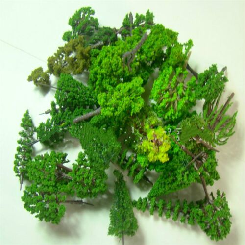 30Pcs/Lot Model Green rees Mixed Wire And Plastic Model Land
