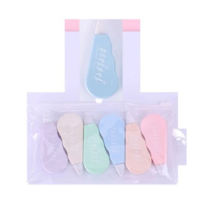 1 Set/6 Piece Cute Kawaii Macaron Correction Tape Altered To