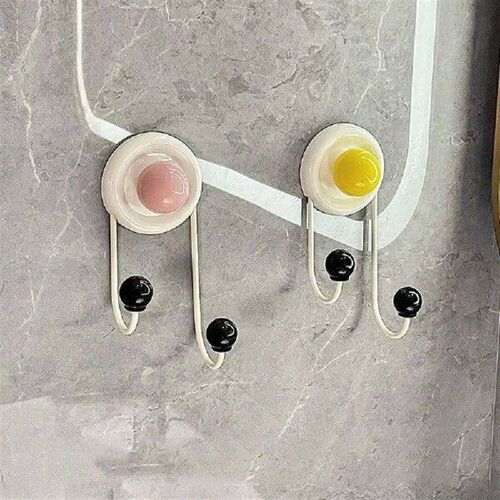 3Pcs Dopamine Household Hang Hooks Wall Hanging Traceless