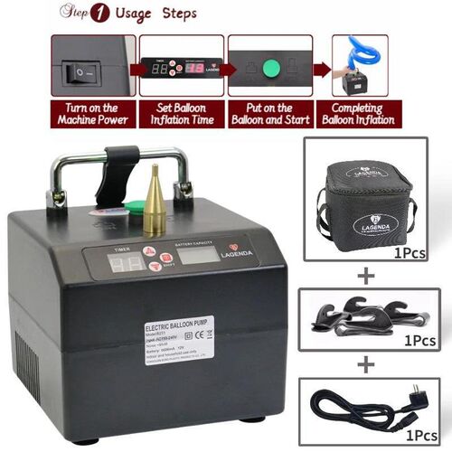 High Pressure Dual Hole Electric Balloon Inflator