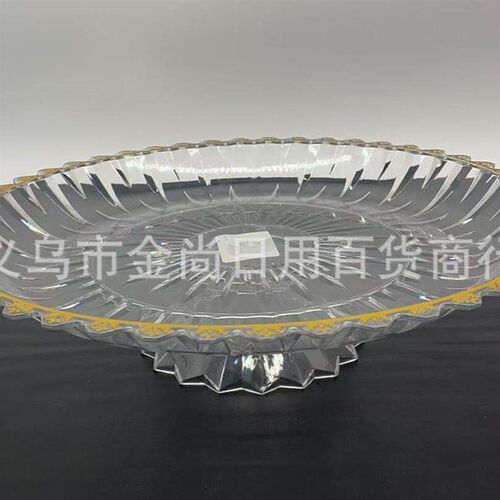 Home Glassware Covered Fruit Plate 2022 New Model for Hotel