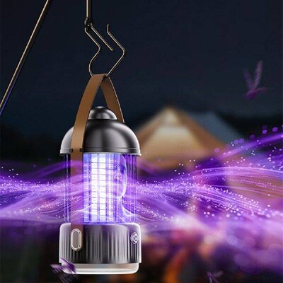 Portable Mosquito Killer Lamp Electric Bug Zapper 4 Modes