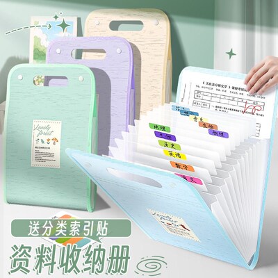 A4-sized portable document folder / exam paper bag