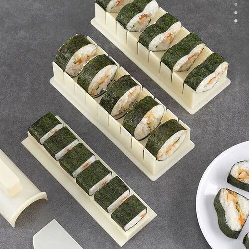 3pcs/set Sushi Maker Equipment Kit Plastic Kimbap Sushi Roll