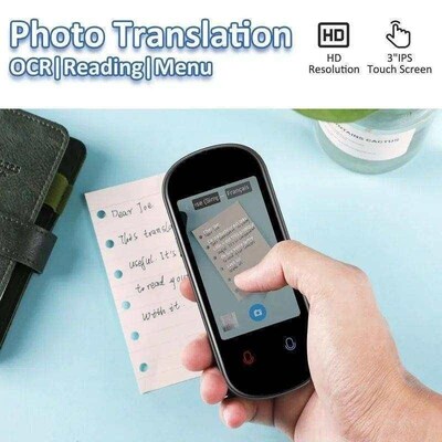 AI Voice Translator with 3.1 inch Touch Screen Real Time Tra