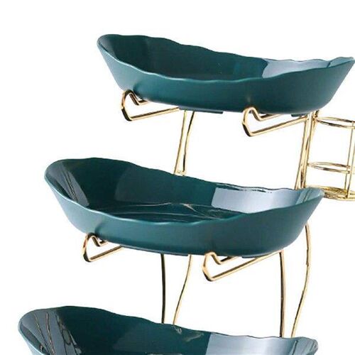 Modern Fruit Bowl Basket Holder Rack Tea Platter Serving