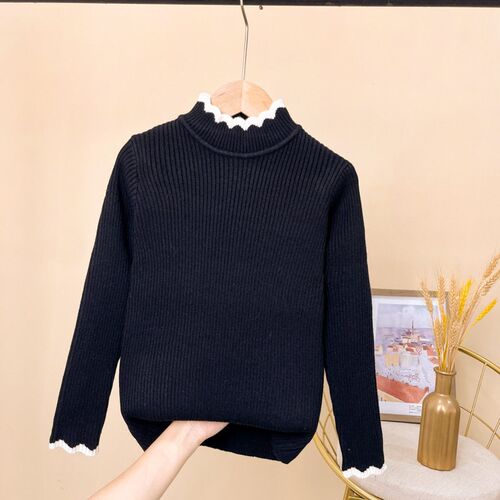 Girls Base Sweater All-in-one Velvet 2025 Medium And Large