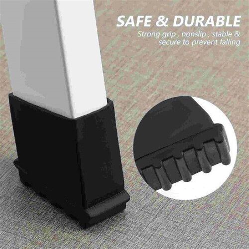 4 Pcs Ladder Foot Covers Non skid Rubber Pads Thickened