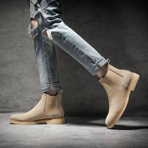 Martin Chelsea Boots For Men Winter Leather Shoes 37-47男靴