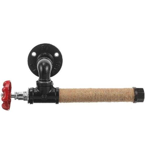 Piped Paper Towel Holder Punch Free Storage Shelf Toilet