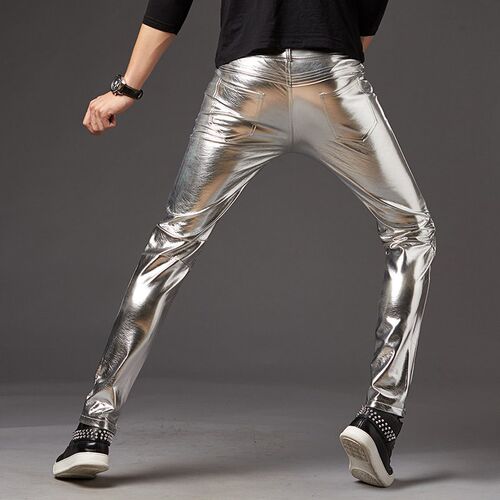 2025 Autumn And Winter Mens Leather Pants Korean Style Slim