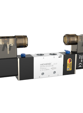 气动电磁V220-08头电控二位五通气缸换向电磁控制C