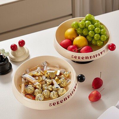 Drainage Fruit Bowl Luxury Dopamine Candy Dish