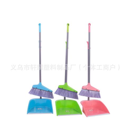 Soft-bristled broom set  broom with dense bristles