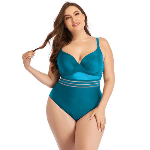 2023 New Large Size Swimsuits For Women One Piece Plus Swimw