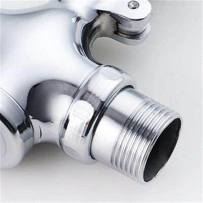 Zinc Alloy four-waby foot valve toilet flush EJ valve delay