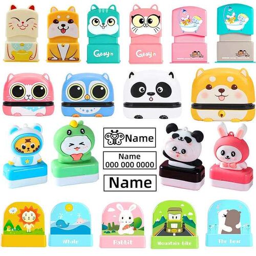 Childrens Name Seal Custom Students Name Stamp Kindergarte