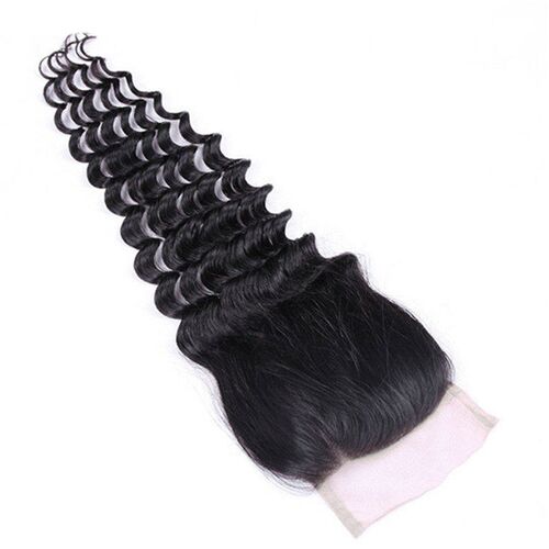 4*4lace Closure Deep Wave Factory Spot Front Lace Hair Block