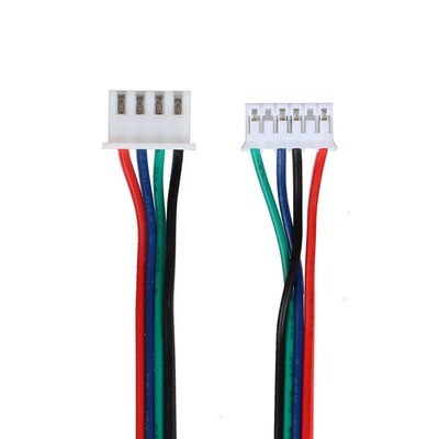 3DSWAY 3D Printer Parts 4pcs/lot 1M/2M two-phase XH2.54 4pin