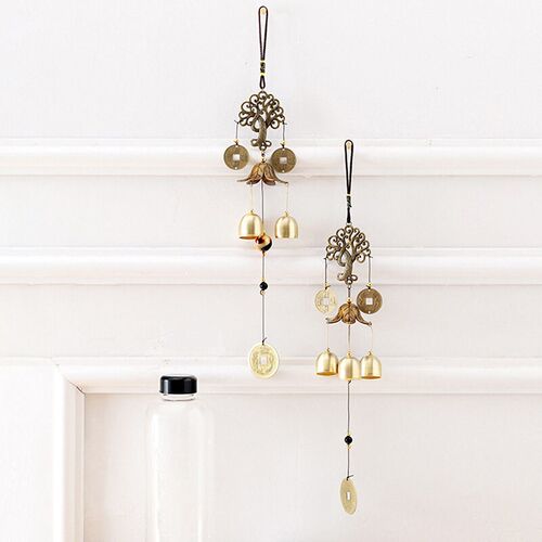Lucky Tree Wind Chime Copper Garden Outdoor Decoration跨境专