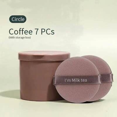 7pcs Powder Puff Cushion Super Soft Non-Absorbent Foundation