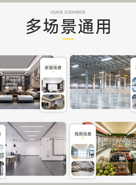 灿美家led灯管t5一体化日光灯全套家用t8超亮节能灯长条1.2米光管