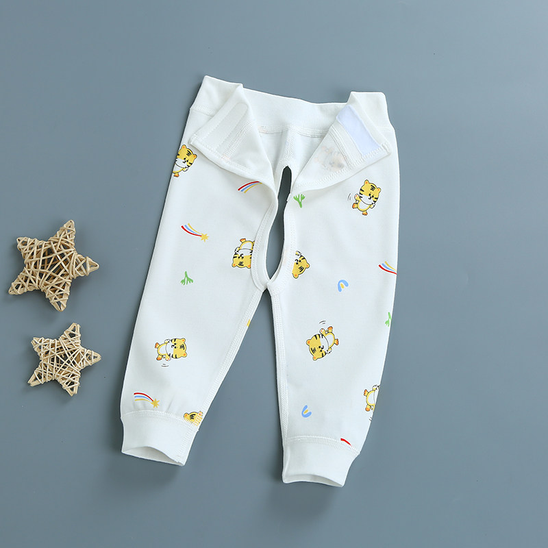 新生婴儿裤子春秋款A类纯棉男女宝宝高腰打底卫生裤魔术贴开裆长,童装/婴儿装/亲子装,裤子,淘宝优惠券,粉丝福利购,淘宝优惠卷