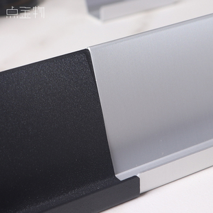 简约铝合金卡片名片架名片座前台名片桌面摆放架展示架竖款名片盒