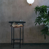 北欧轻奢调色盘多层大理石边几客厅小户型设计师样板房客厅边角几