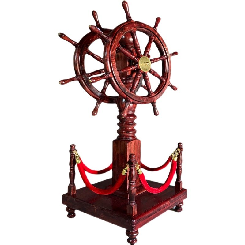 实木领航舵摆件舵手船舵落地装饰工艺品办公室公司乔迁开业礼品,家居饰品,装饰摆件,淘宝优惠券,粉丝福利购,淘宝优惠卷