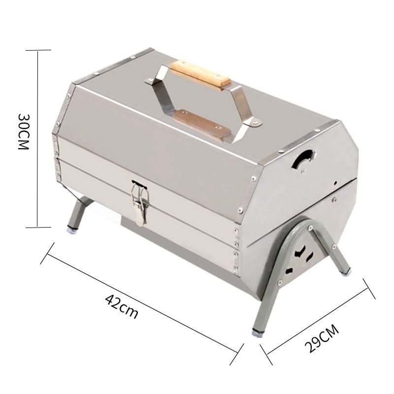 便携式折叠烧烤炉家用木炭烤肉炉无烟小型手提加厚烧烤架户外野外,厨房/烹饪用具,烧烤炉,淘宝优惠券,粉丝福利购,淘宝优惠卷