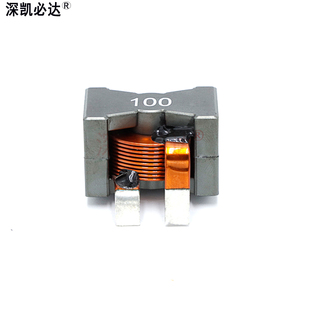 储能大电流电感PQ3220-10UH 80A优质扁平铜线磁环绕线电感滤波线