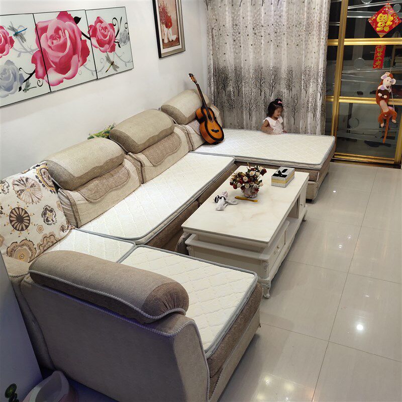 偏硬床棕垫单双三人座组合贵妃沙发垫子飘窗榻榻米木沙发椅子棕垫