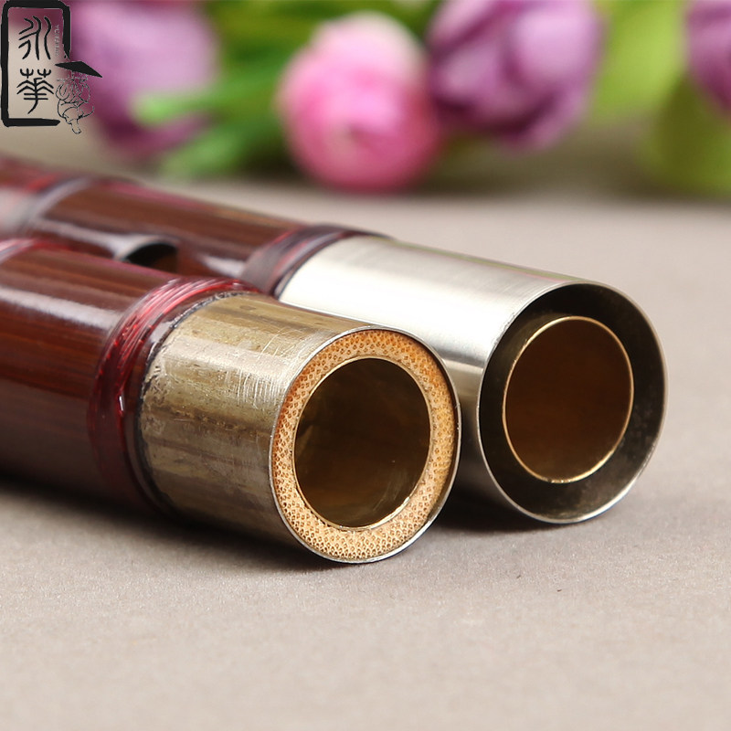 永华精制横竖两用笛子乐器苦竹横笛 6孔竖笛直笛初学专业演奏竹笛