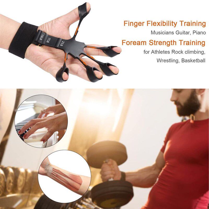 Finger Gripper 6 Resistant Finger Exerciser Patients Hand Re