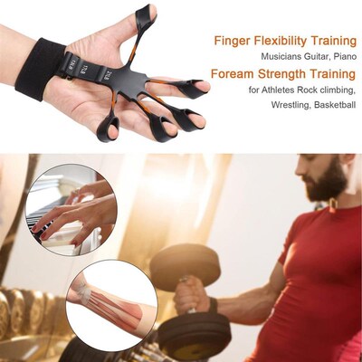 Finger Gripper 6 Resistant Finger Exerciser Patients Hand Re